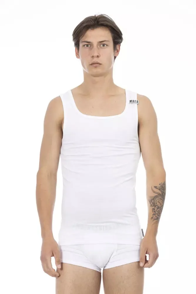 Bikkembergs Sleek Bi-Pack Stretch Cotton Men's Tank Top