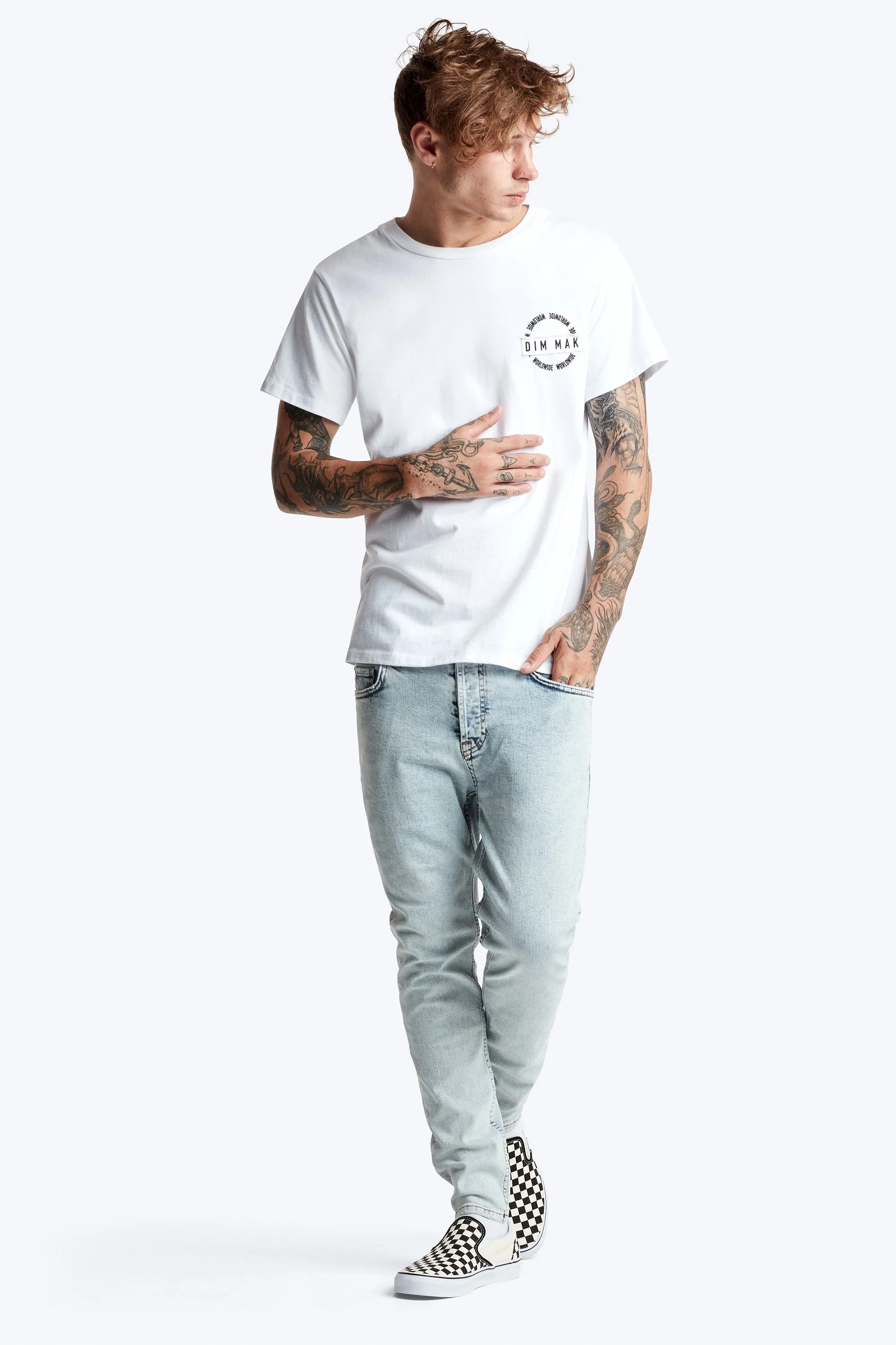 Dim Mak Essential Short Sleeve Tee - White