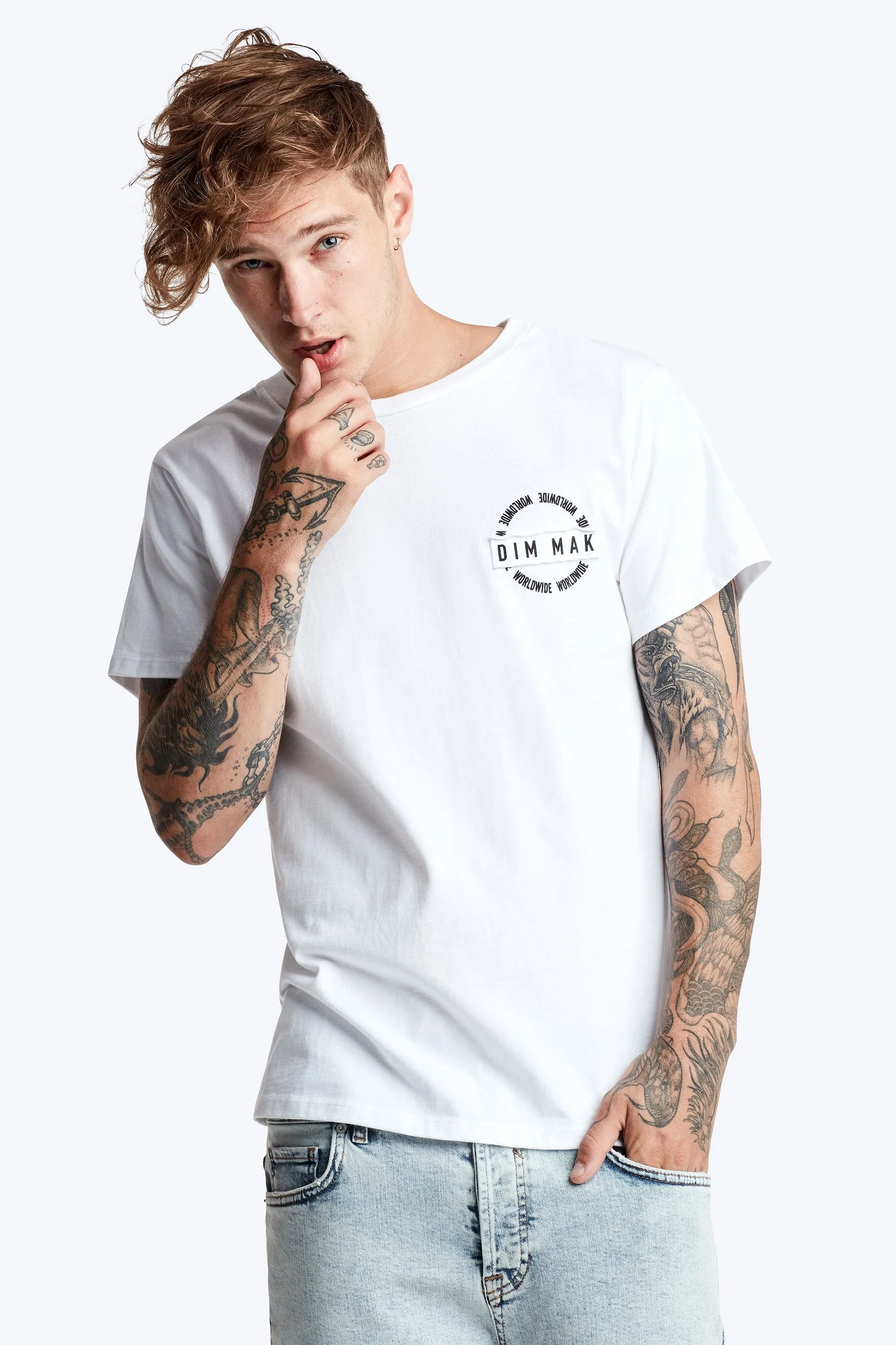 Dim Mak Essential Short Sleeve Tee - White