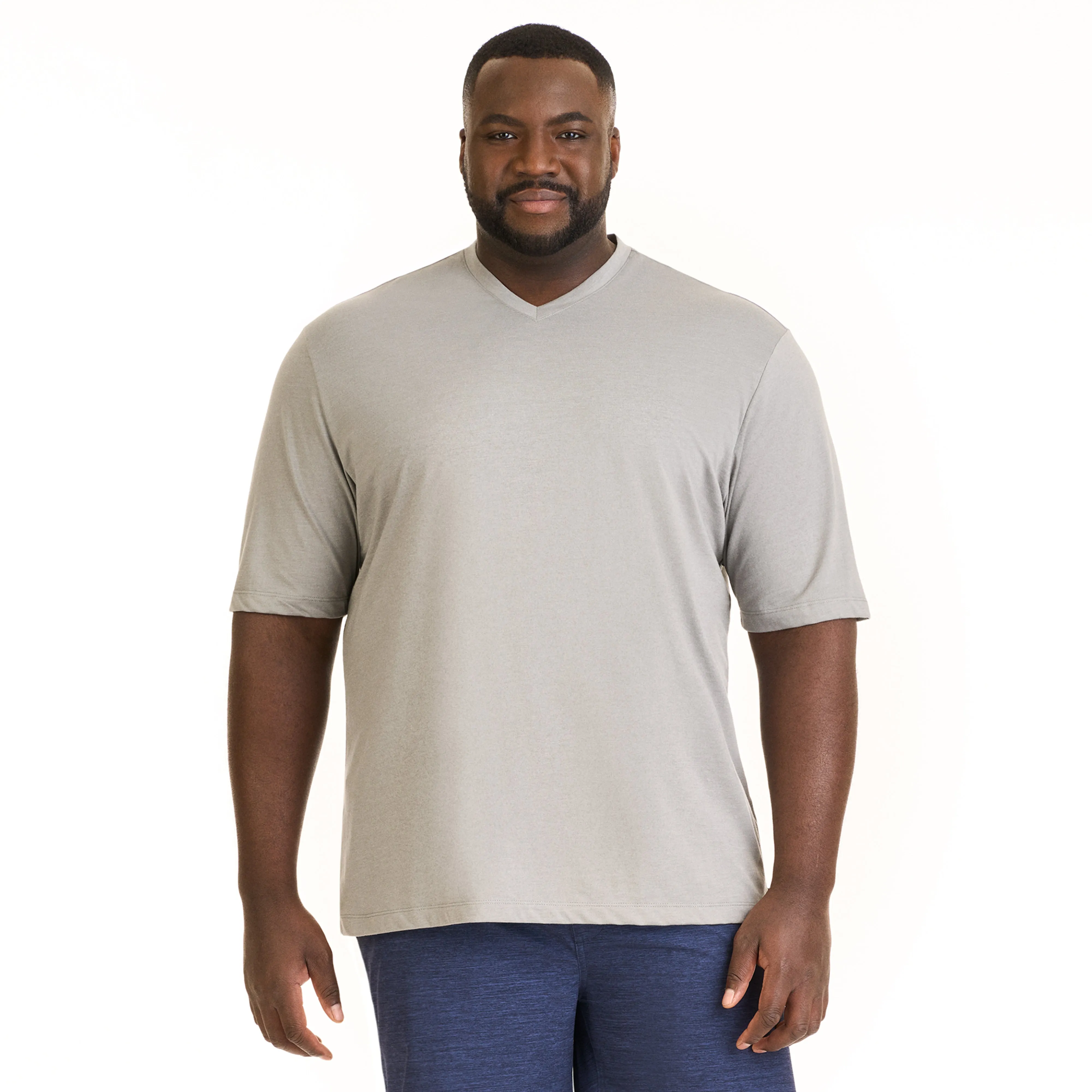 Essential Stain Shield V-Neck Tee - Big & Tall