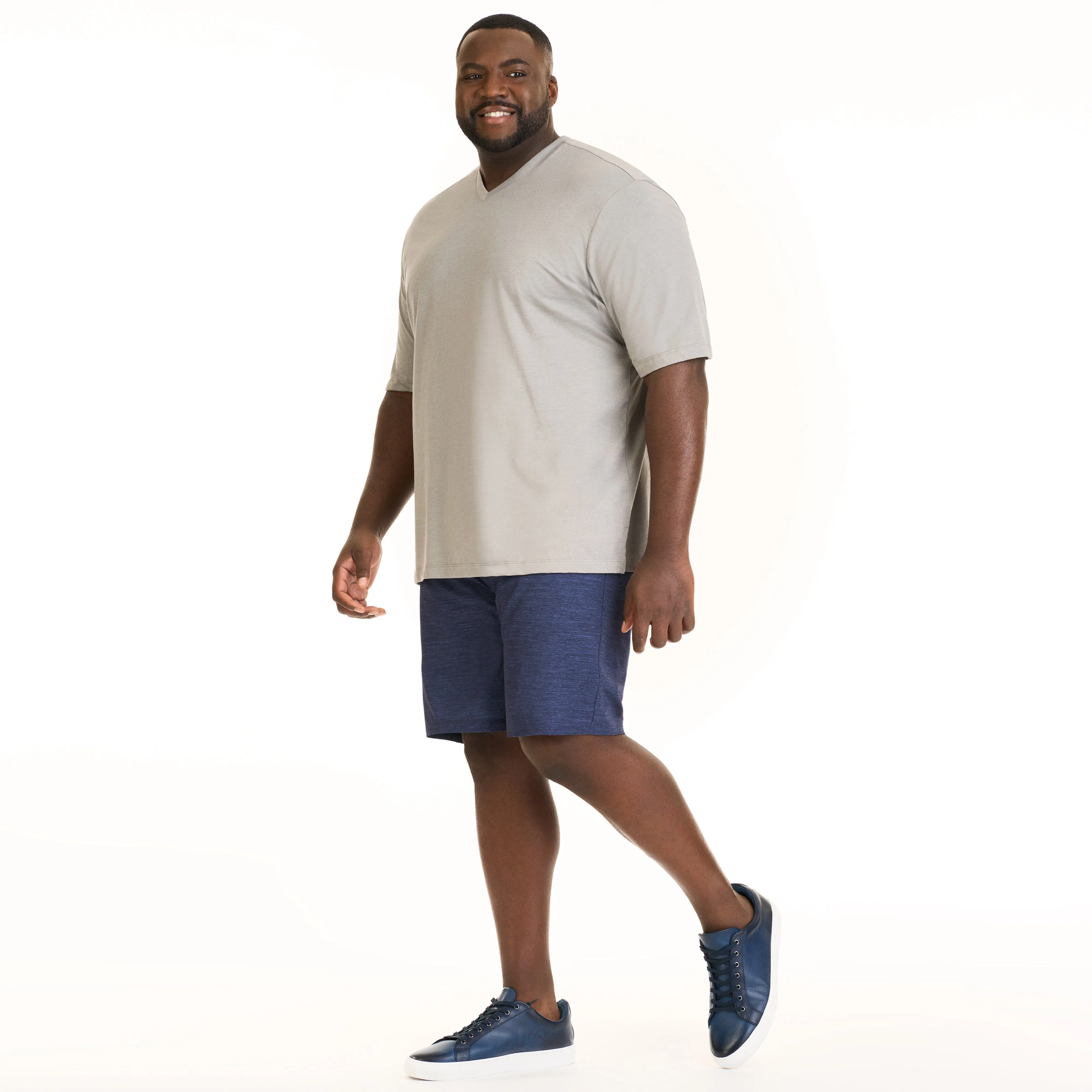 Essential Stain Shield V-Neck Tee - Big & Tall