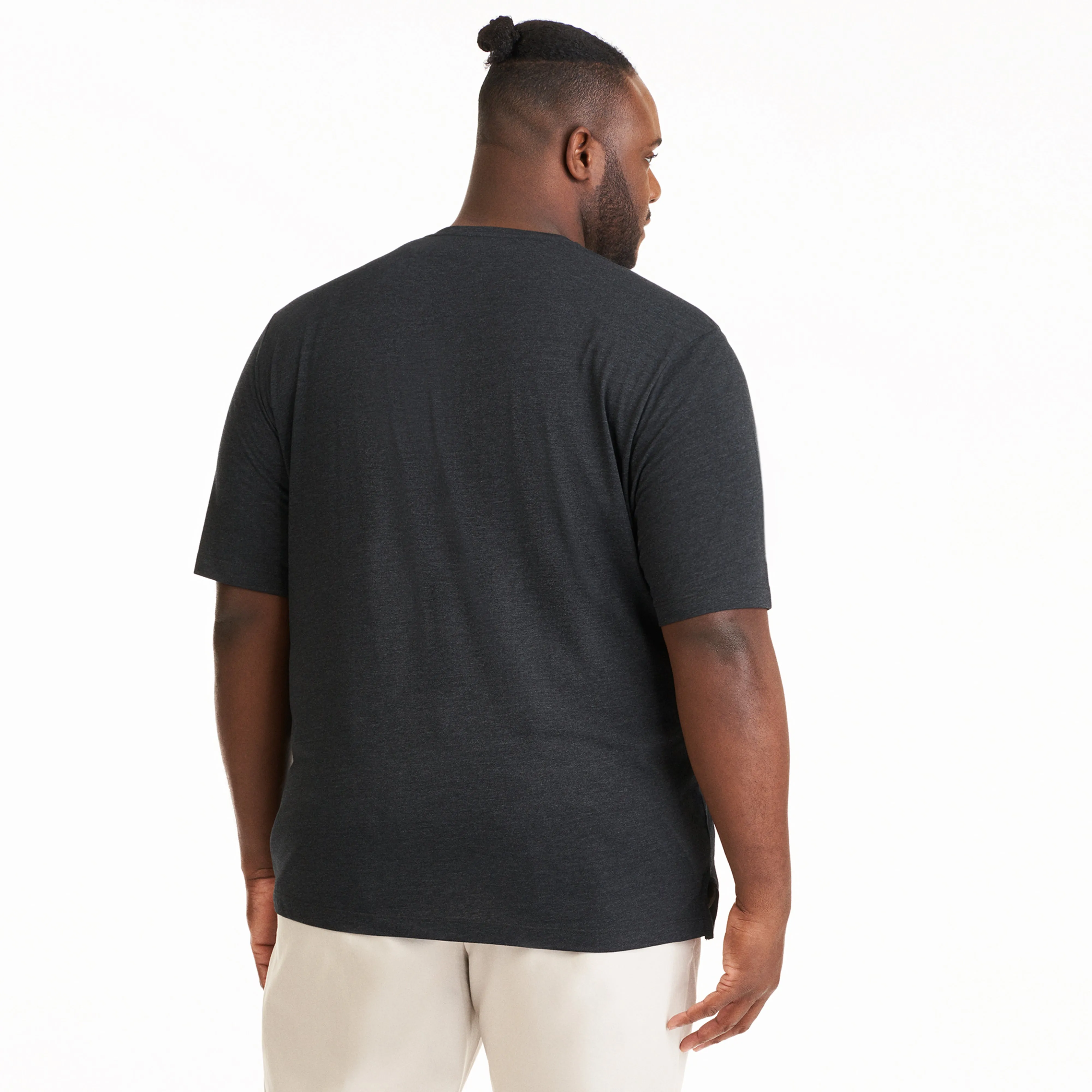 Essential Stain Shield V-Neck Tee - Big & Tall