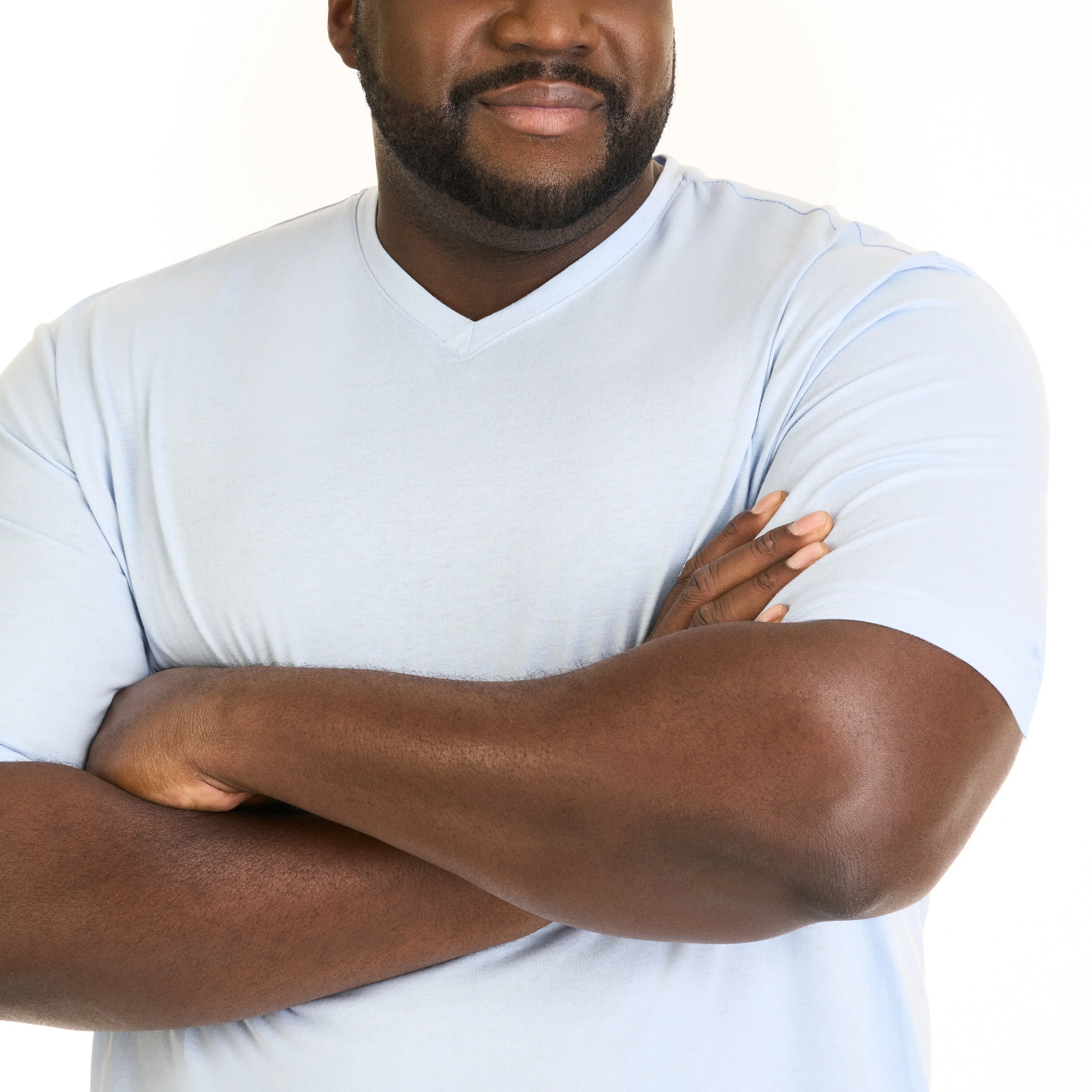 Essential Stain Shield V-Neck Tee - Big & Tall