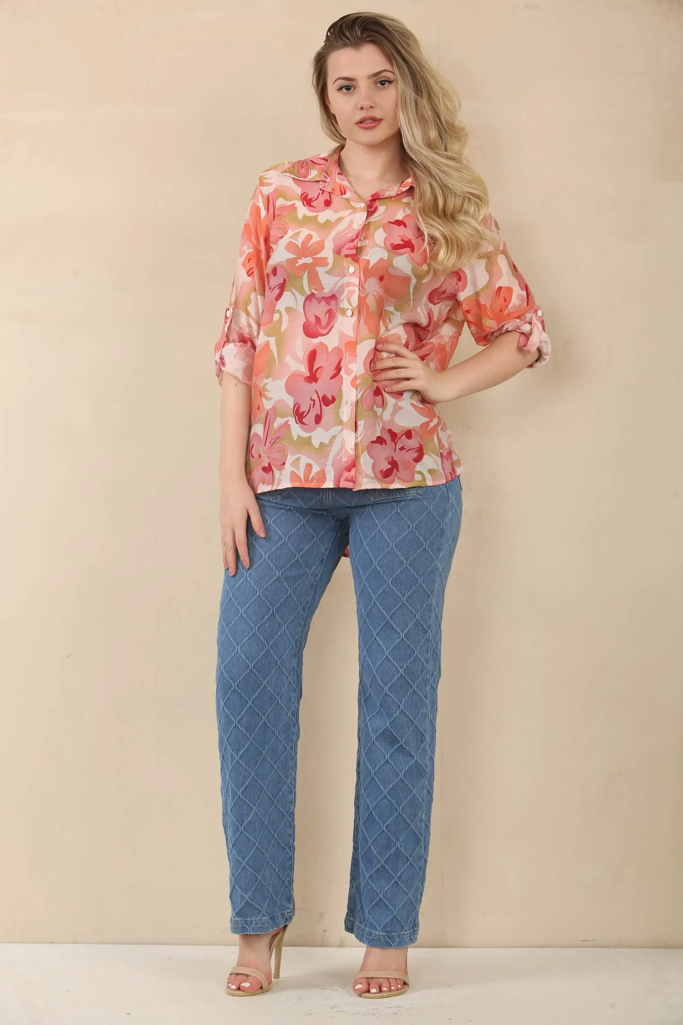 Floral Cotton Printed Blouse