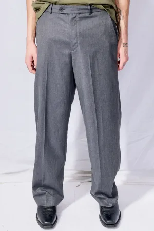 Grey Semi Wide Slacks