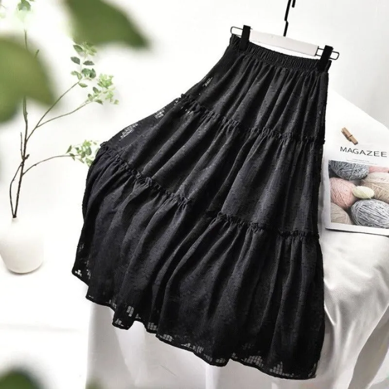 High Waist Summer Long Skirts For Women