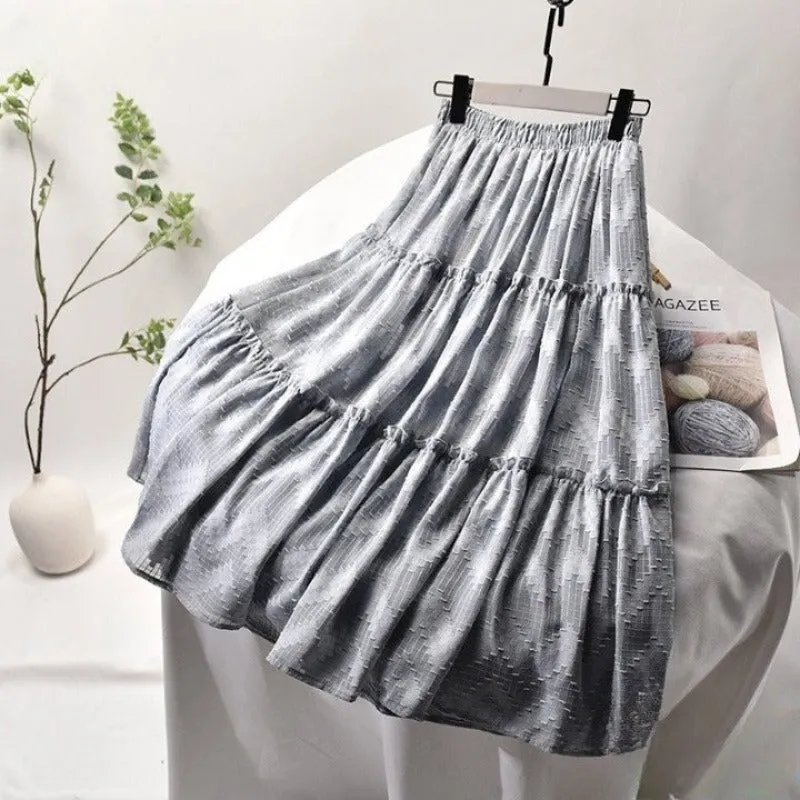High Waist Summer Long Skirts For Women