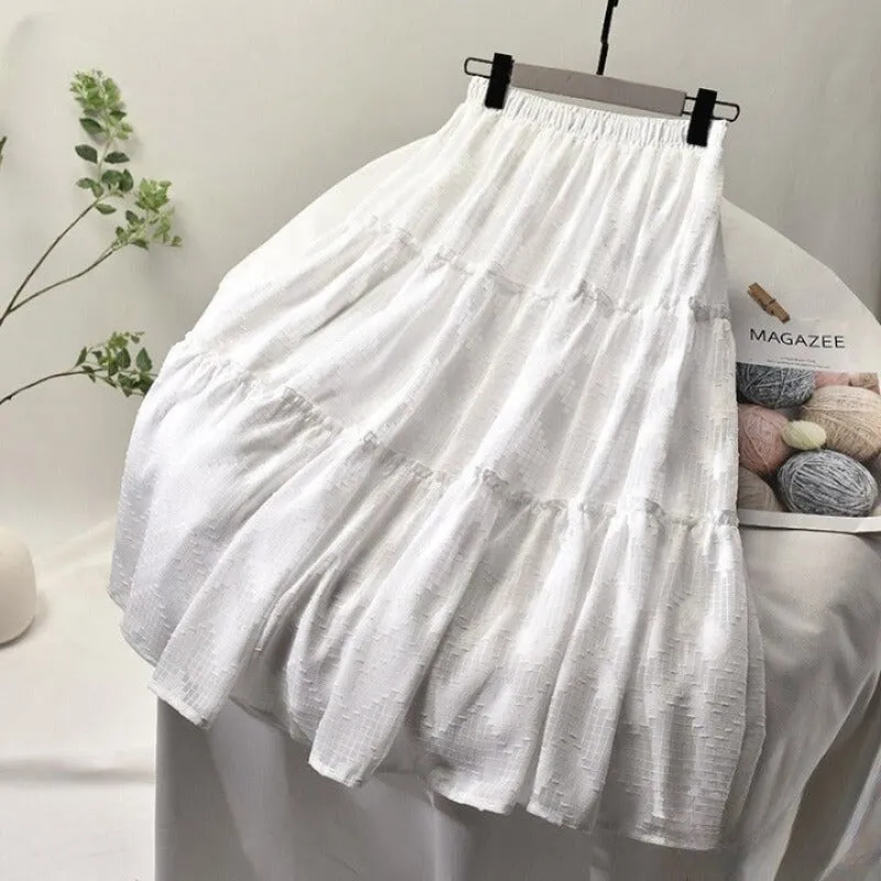 High Waist Summer Long Skirts For Women