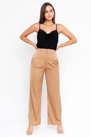 HIGH WAIST WIDE LEG PANTS