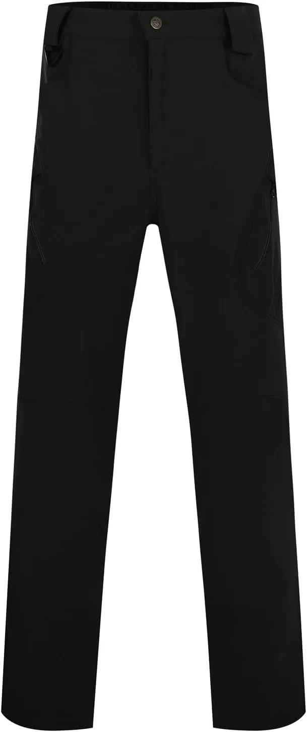 Mens Lightweight Cargo Tactical Pants Straight Leg Athletic Joggers Relaxed Fit Overalls Hiking Work Trousers