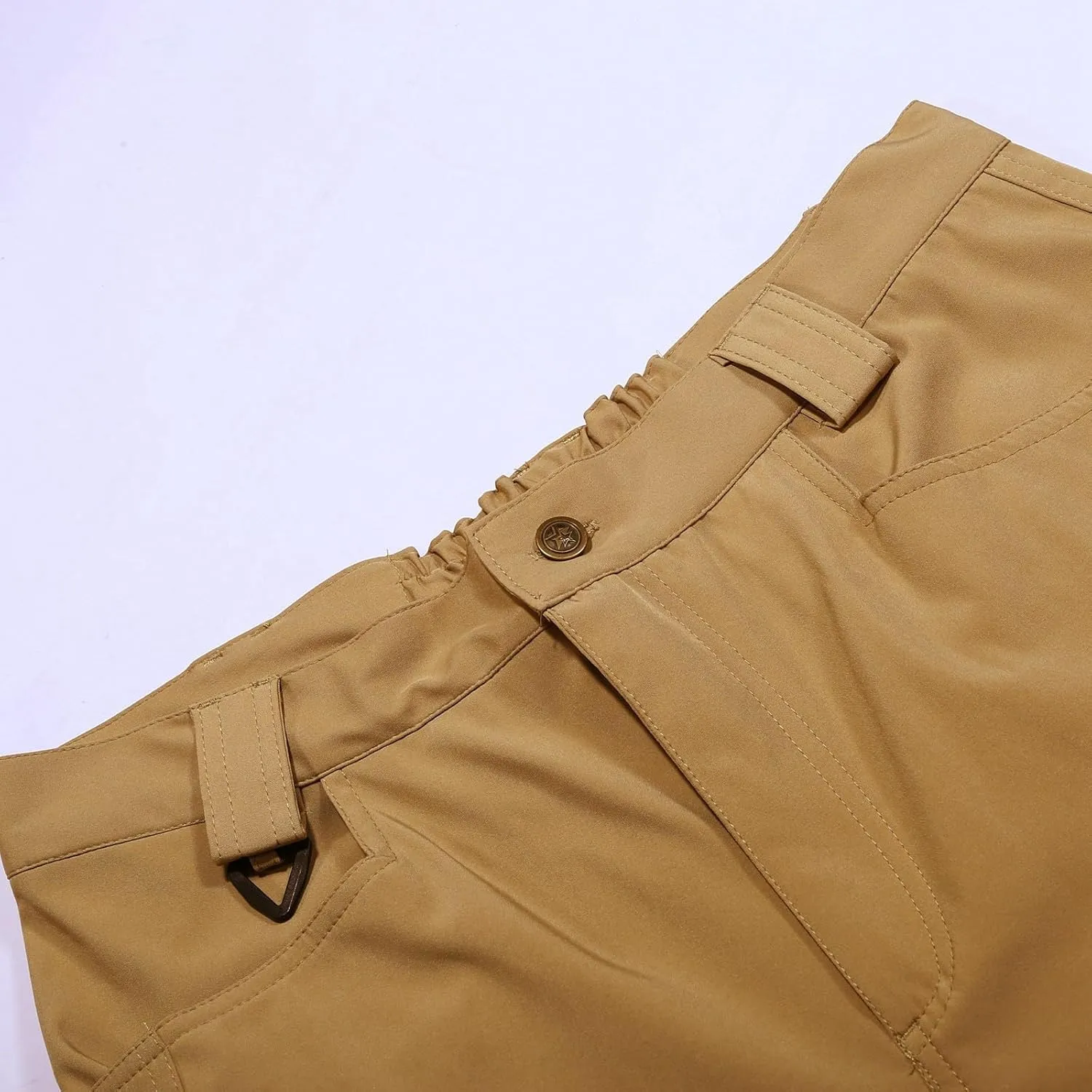 Mens Lightweight Cargo Tactical Pants Straight Leg Athletic Joggers Relaxed Fit Overalls Hiking Work Trousers