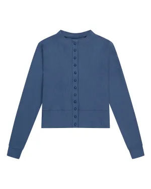 Mini Rib Cardigan Tee