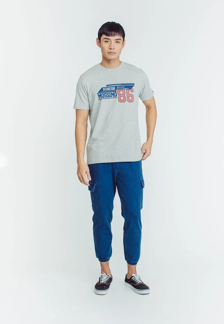 Mossimo Alfie Heather Gray Classic Fit Tee