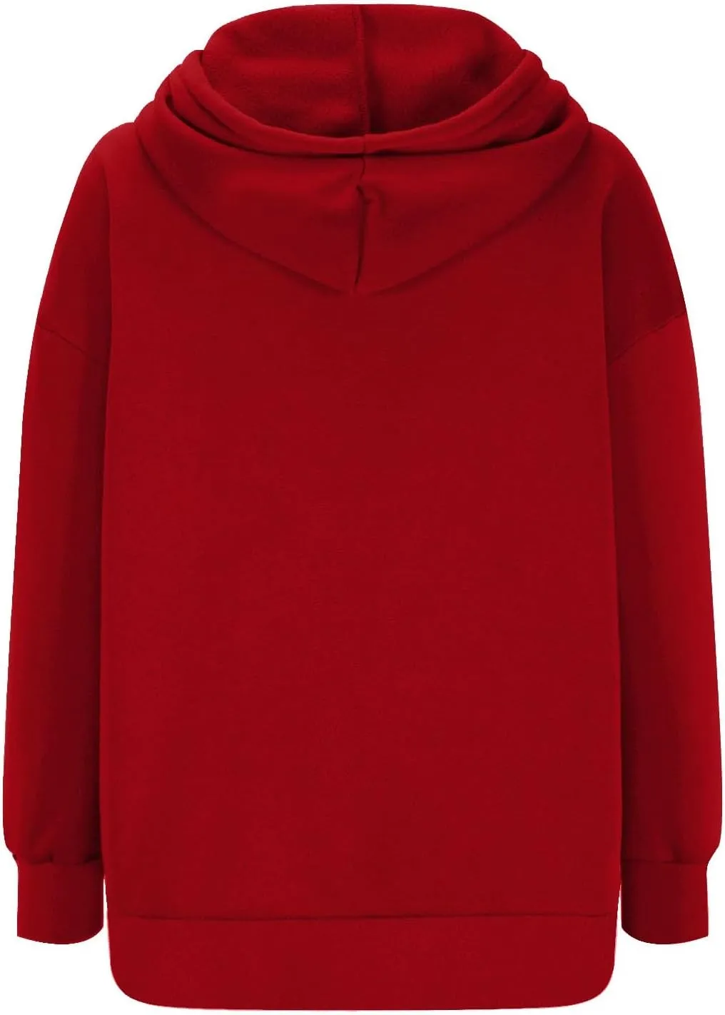 Oversized Sweatshirt for Women Plus Size Solid Color Drop Shoulder Pullover Hoodies with Pockets Fall Fashion Outfits