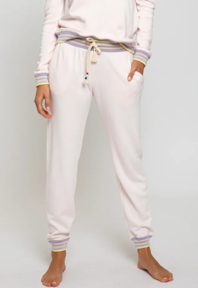 "Haze" Pastel Pink Joggers