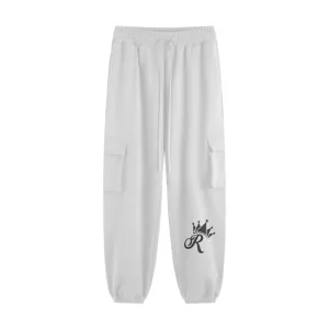 Royal-tz Women Streetwear  Fleece Joggers- Gray