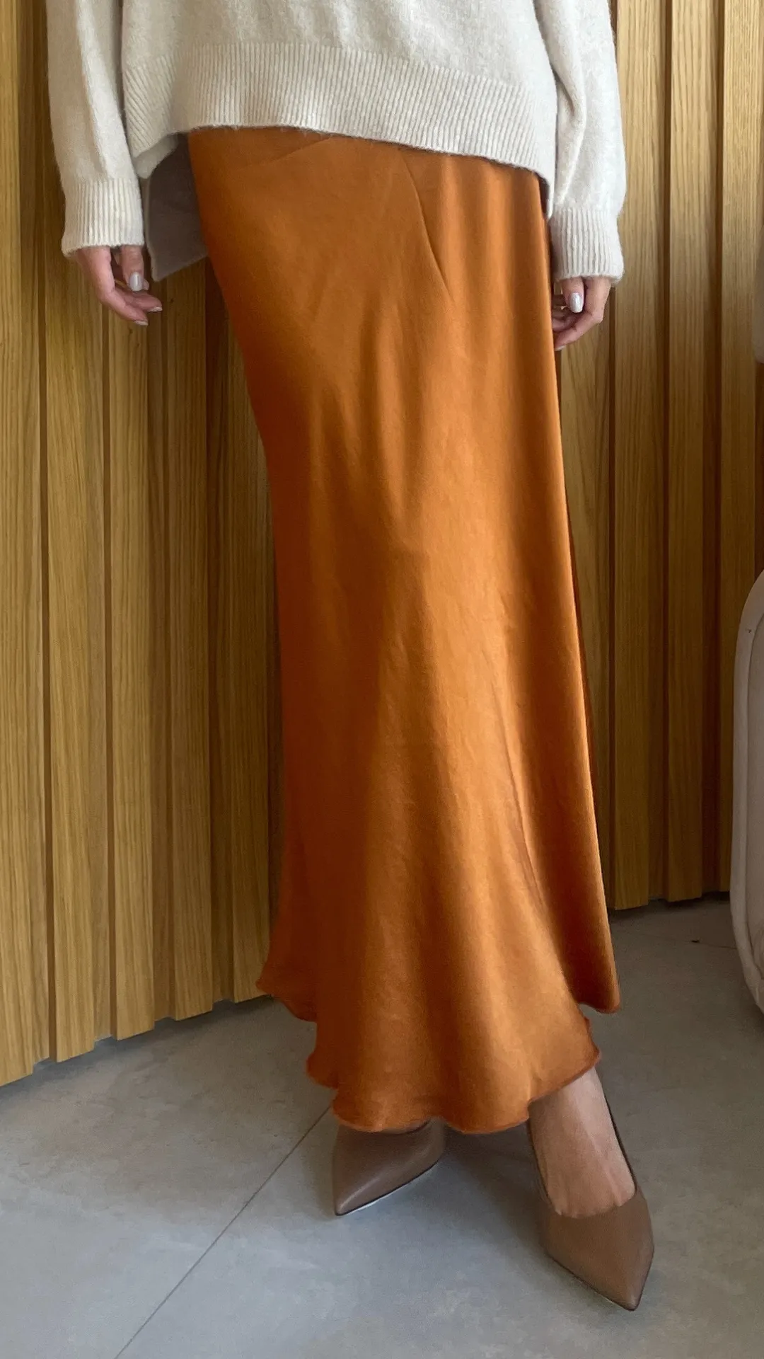 SASHA SKIRT - BURNT ORANGE