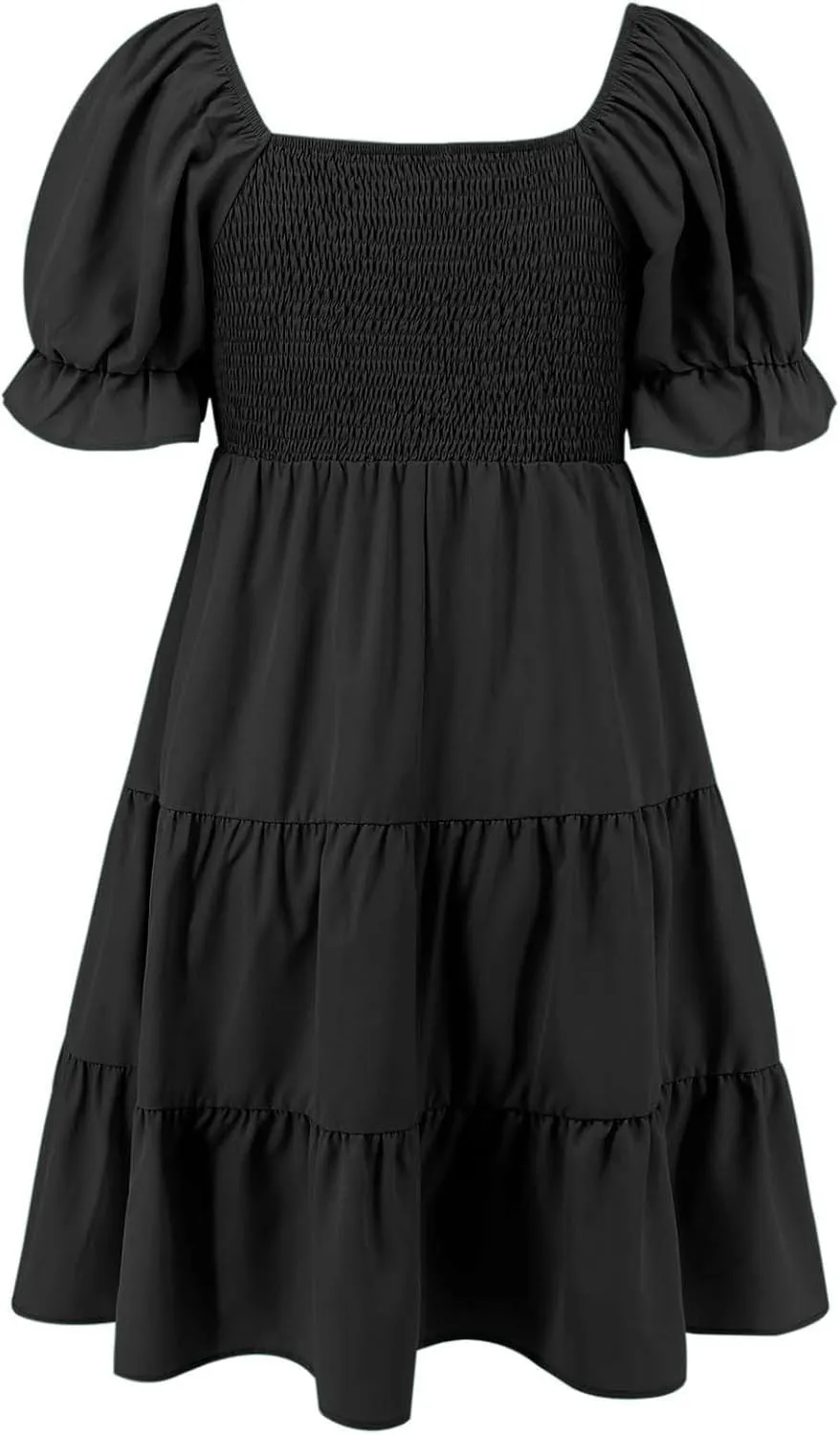 Sexy Dresses for Women 2025 Summer Cotton Lantern Sleeves Short Sundress Ruffled Off Shoulder A-Line Mini Dresses