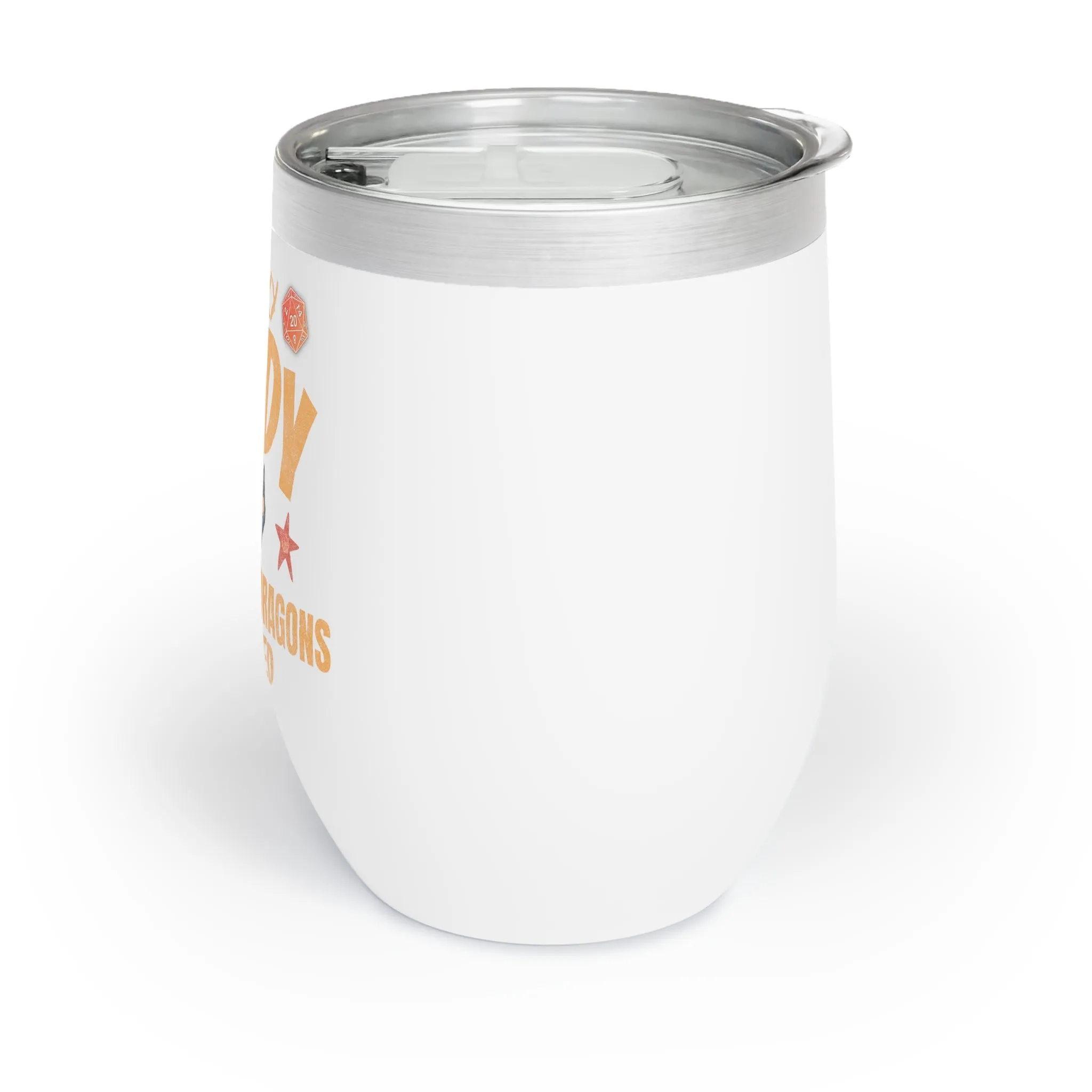 Sexy, Nerdy, and DnD Obsessed Chill Wine Tumbler - Elegant Gamer Drinkware