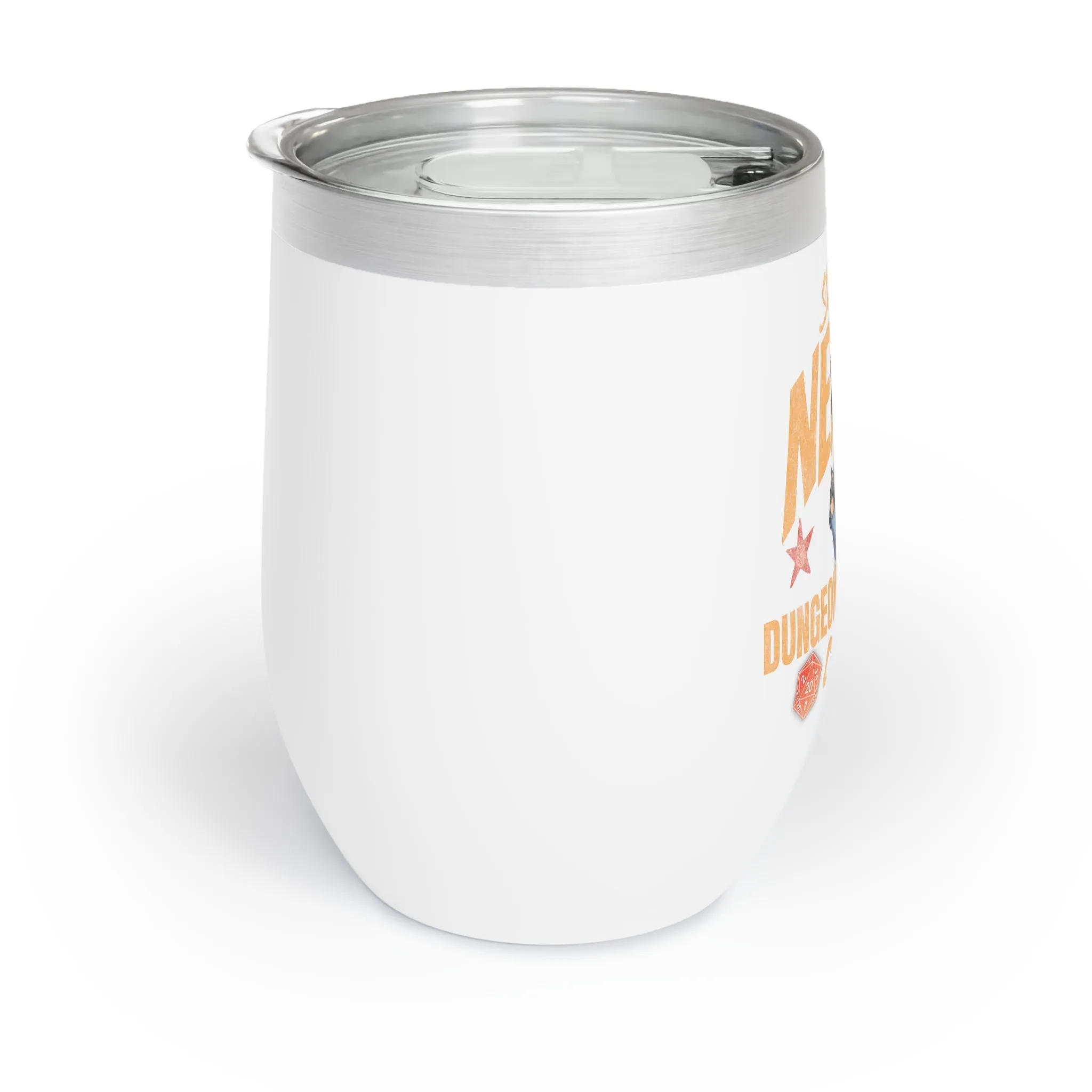 Sexy, Nerdy, and DnD Obsessed Chill Wine Tumbler - Elegant Gamer Drinkware
