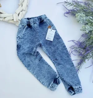 Soft denim pants