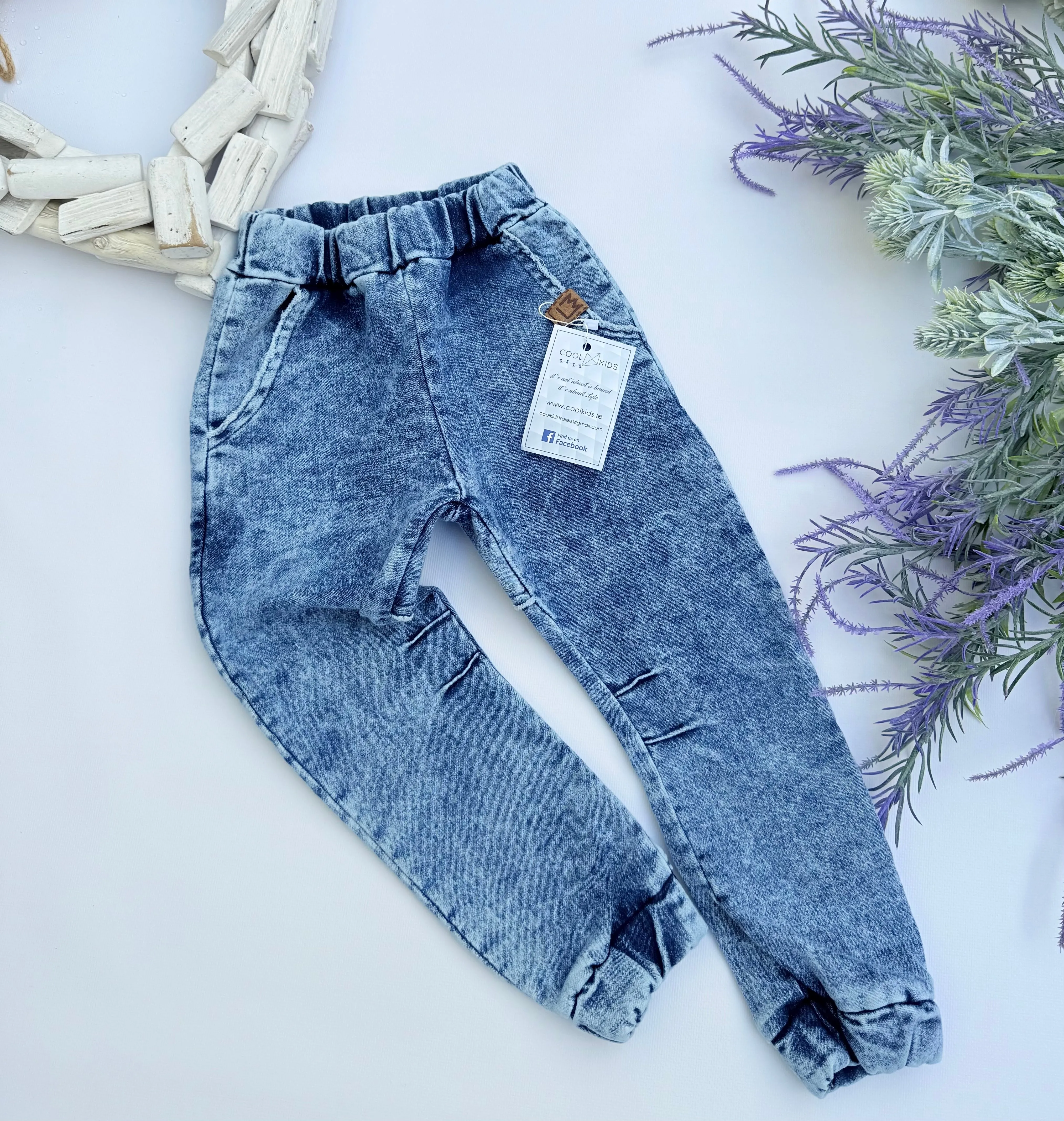 Soft denim pants