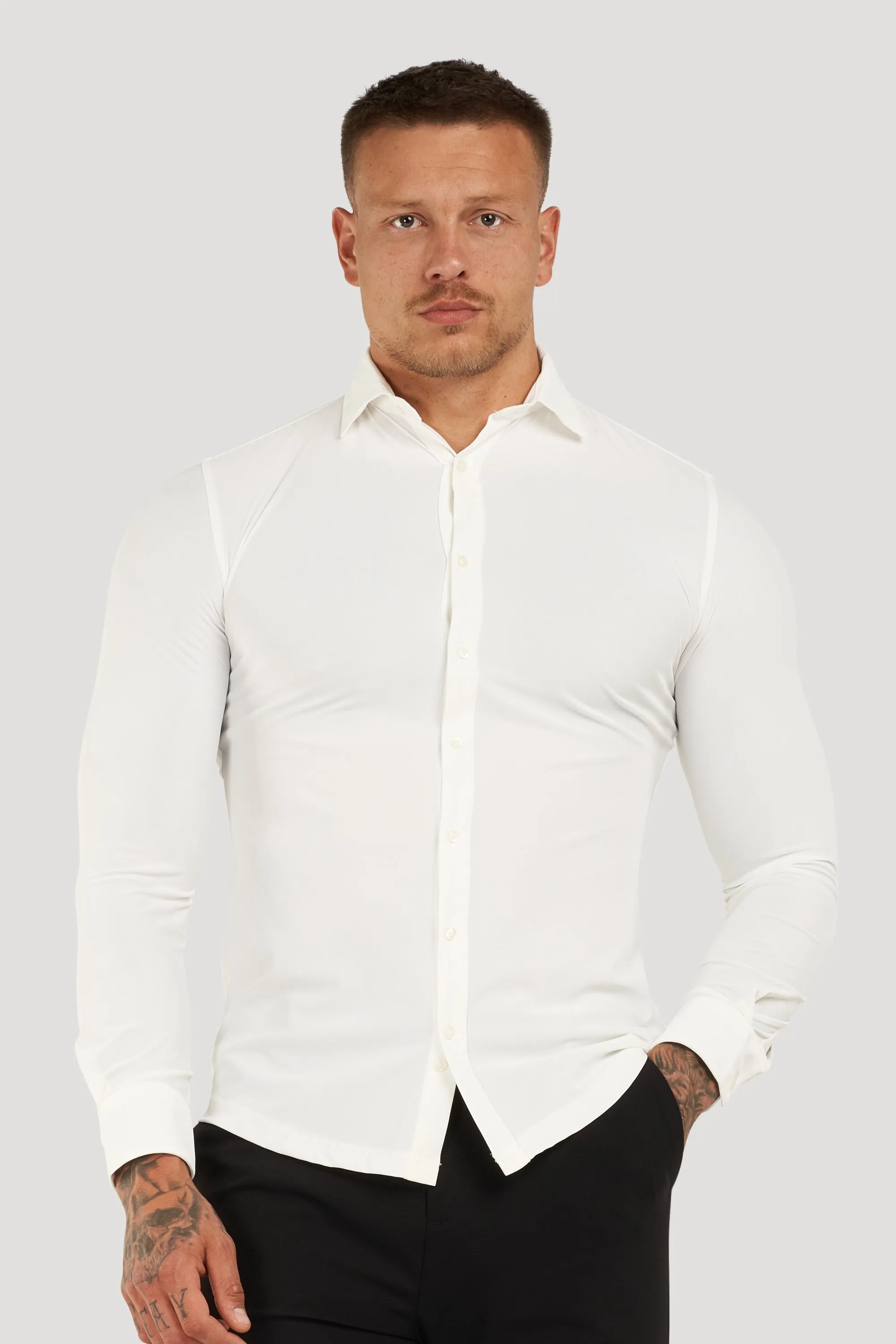 THE ATHLETIC STRETCH SHIRT 2-PIECE SET