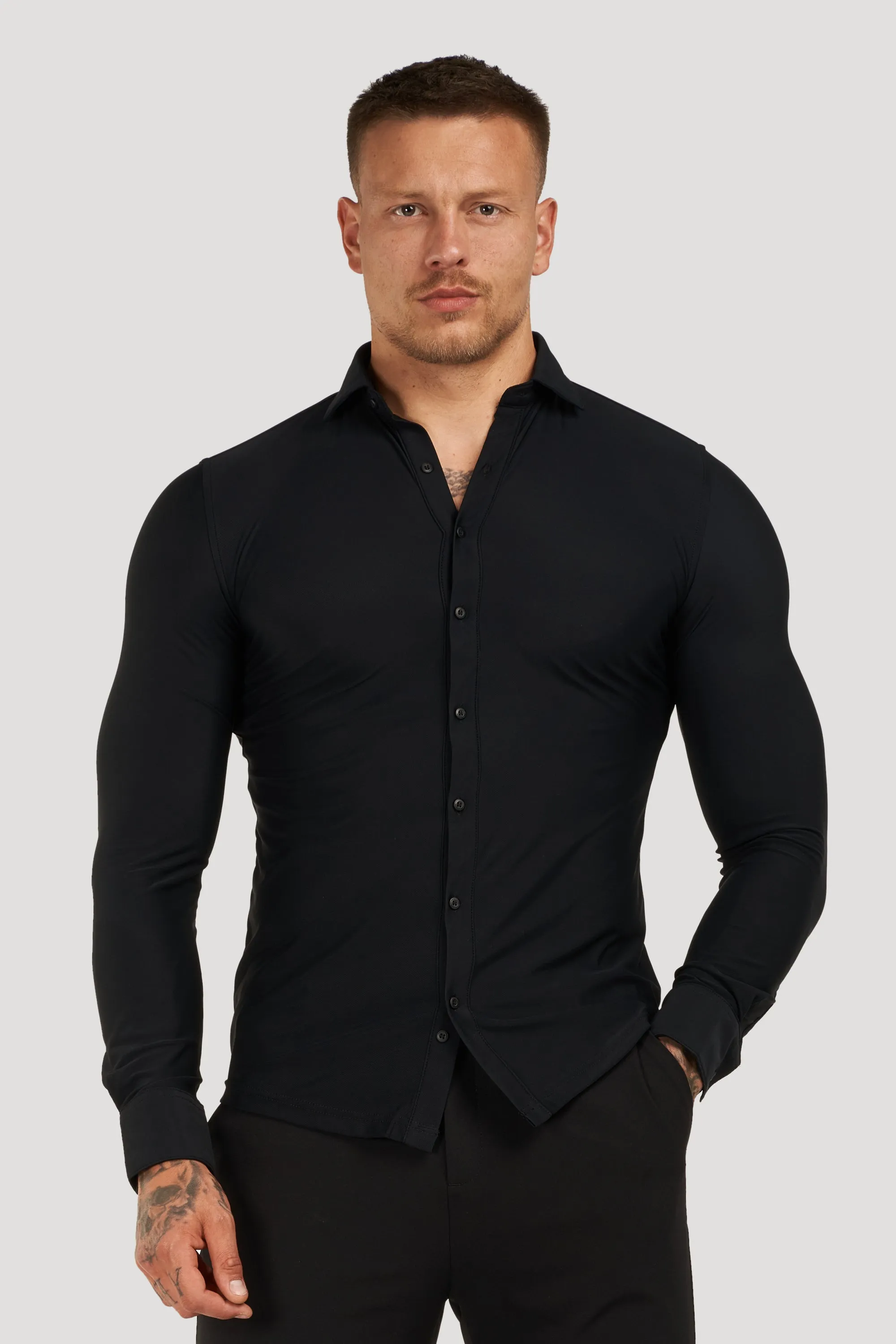 THE ATHLETIC STRETCH SHIRT 2-PIECE SET