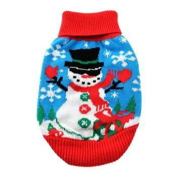 Ugly Snowman Holiday Dog Sweater - Combed Cotton