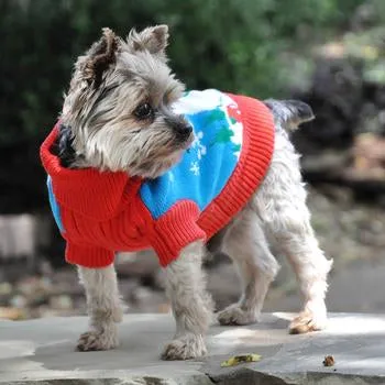 Ugly Snowman Holiday Dog Sweater - Combed Cotton