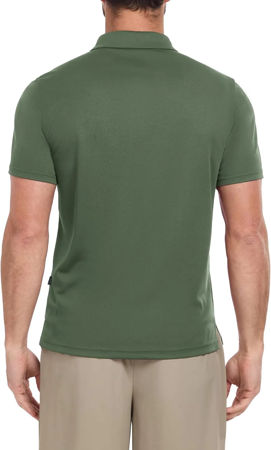 ZITY Mens Golf Shirts Short Sleeve Polo Performance Moisture Wicking Dry Fit Collared Shirts for Casual Bussiness